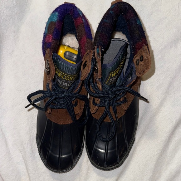 Vintage Woodstock Thermo Duck Lace-Up Boots - Picture 7 of 8